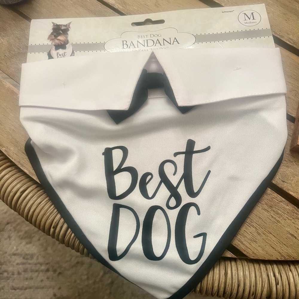 Best Dog [Man😂] WEDDING Bandana